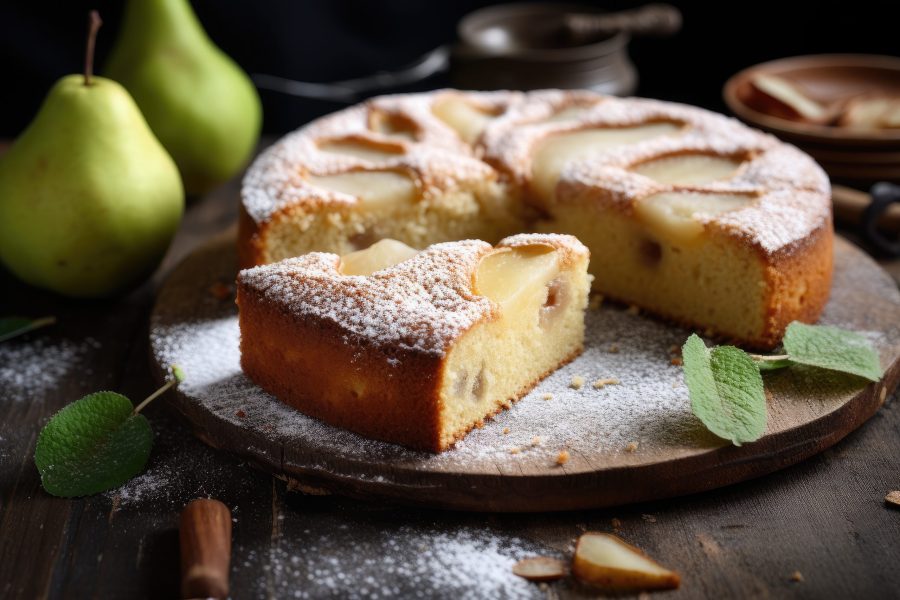 Goldener Herbst: Saftiger Birnenkuchen