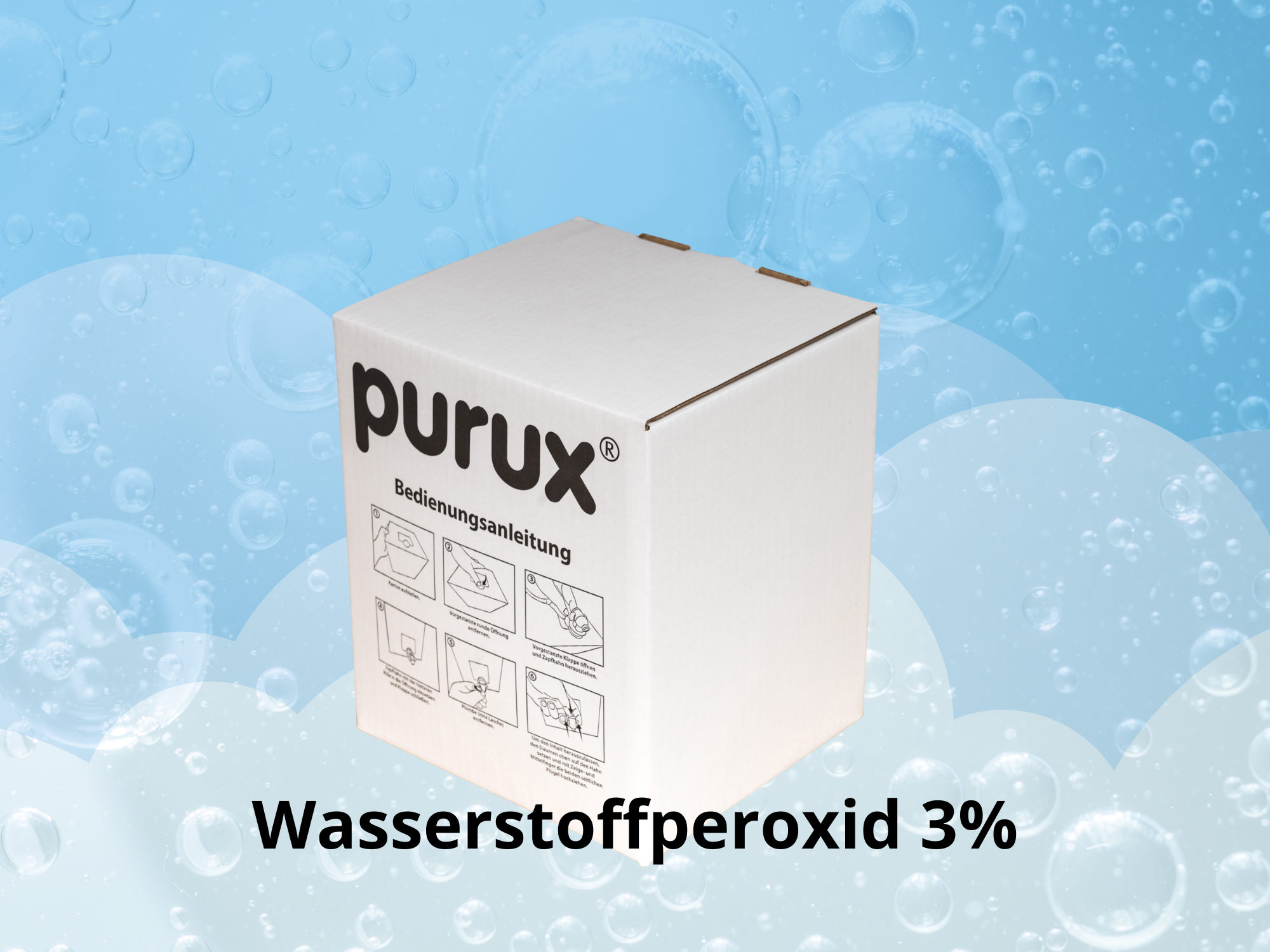 purux Wasserstoffperoxid 3 %: Klar, rein &#038; ohne Zusätze