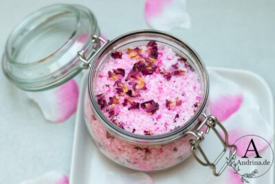 Romantisches Rosen-Badesalz – das perfekte DIY-Geschenk